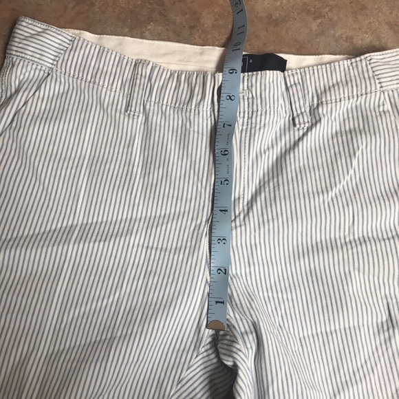 GAP girlfriend khaki pants bleached railroad - Picture 4 of 10